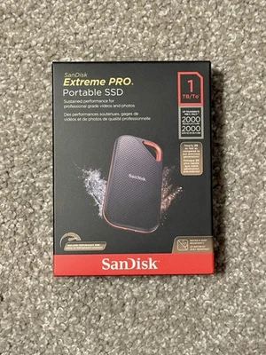 SanDisk - Extreme Pro Portátil 1 TB USB-C NVMe SSD - Negro Foto 1 de 4