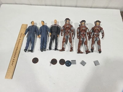 Lote de 6 figuras sueltas de Star Trek Art Asylum 2002 Foto 1 de 4