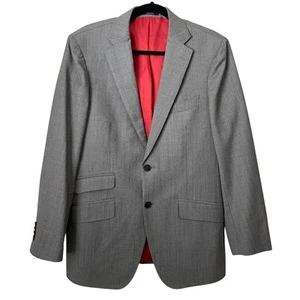 Suitsupply Blazer Men US 40 Gray Sienna Wool Reda Super 130s Sport Coat Jacket - Picture 1 of 12