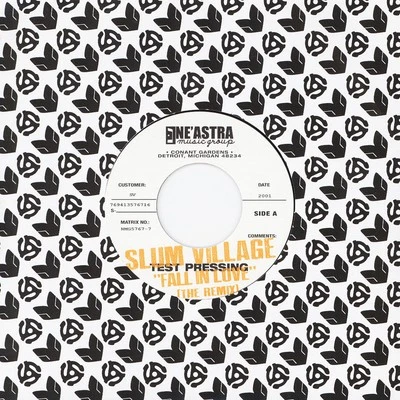 Slum Village - Fall In Love (Remix) / Fall In (Vinyl 7" - 2018 - US - Original) - Bild 1 von 3