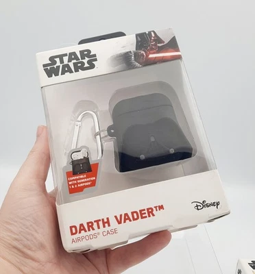 Disney Star Wars Darth Vader Airpods Silicone Case For Generation 1 & 2 New - Image 1 of 4