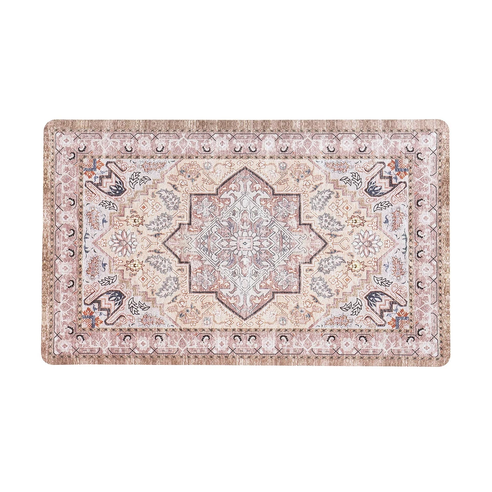 Alfombra de cocina de pie Rugshop tradicional medallón acolchada antifatiga Foto 1 de 1