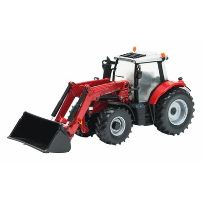 Britains 1:32 Massey Ferguson 6616 Tractor with Front Loader, Farm Set Toy Tract - Image 1 of 3