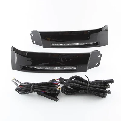LED DRL Fog lights Daytime Running Lights Head Lamp Fit For Toyota Tundra 08-13 - image 1 of 4
