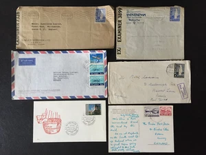 ICELAND 1941/79 COVERS SELECTION (6) TO VARIOUS - Picture 1 of 2