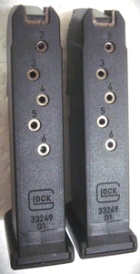 2 PACK Glock 42 Factory NEW Pistol Magazine Metal Lined G42 .380 6 Round MF42006 - Picture 1 of 7