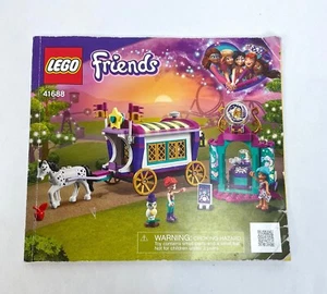 Lego Friends 41688 Set Instruction Manual Booklet Only Magical Caravan - Picture 1 of 5