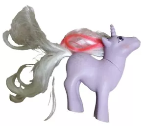 Polvo My Little Pony G1 1984 brillo unicornio púrpura MLP copos de nieve de colección - Imagen 1 de 2