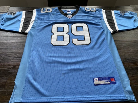 NFL Carolina Panthers Steve Smith Mens Reebok Stitched Jersey- Size 52 XL Cover