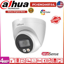Dahua 4MP WizSense IPC-HDW2449T-S-IL Full Color+IR IP Camera Dual Light MIC Lot