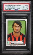 2005 Panini Champions of Europe 1955-2005 Paolo Maldini #250 PSA 6