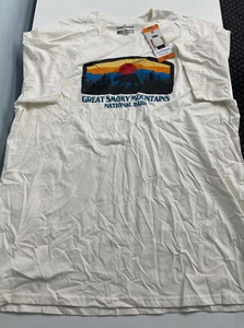 GENERAL STANDARD Mens T-Shirt Cotton MADE IN U.S.A XXL Great Smoky Mountains NEW - Picture 1 of 12