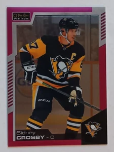 2020-21 OPC Platinum Preview Matte Pink Sidney Crosby /99 Pittsburgh Penguins - Bild 1 von 2