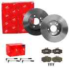 TRW brake discs 284 mm + front pads suitable for Mercedes C-Class W202
