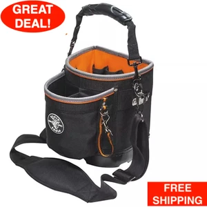 Klein Tools Tool Bag Tradesman Pro Shoulder Pouch 14 Pockets 10-Inch Organizer - Picture 1 of 24