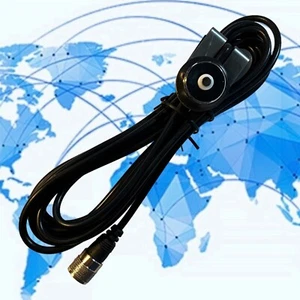"MONTAJE DE MALETERO NMO ""ACERO INOXIDABLE"" con conexión macho PL-259 y 13' RG-58U - Imagen 1 de 1