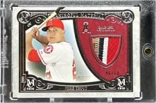 MIKE TROUT 2016 Topps Museum Meaningful Material Prime Game Used Worn Patch /50