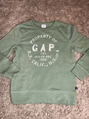 Nueva sudadera verde GAP para niños talla juvenil grande (10-12) Foto 1 de 4
