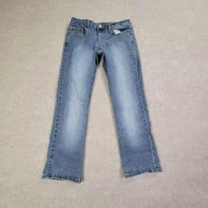 Angles Jeans Girl's 7 Blue Denim Straight Leg Pull-On Stretch Outdoor Preppy - Picture 1 of 9
