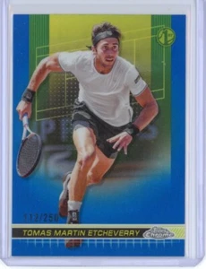 2024 Topps Chrome Tennis Tomas Martin Etcheverry #96 Blue Refractor /250 - Picture 1 of 2