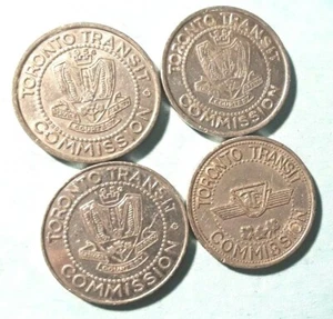 TORONTO TRANSIT COMMISSION Bus Trolley Subway coin CANADA token Ontario ON900A - Picture 1 of 2