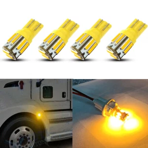 4x Amber CORNER Turn Signal LED Bulbs For KENWORTH T660 T600 T370 T270 T170 - Picture 1 of 9