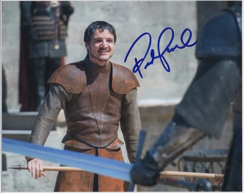 PEDRO PASCAL signed GAME OF THRONES 8x10 photo AUTOGRAPH BECKETT BAS Star Wars Cover