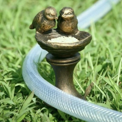 SPI Home 33514 Lovebird Nest guia protetor de mangueira alimentador de pássaros jardim estaca de metal - Imagem 1 de 2