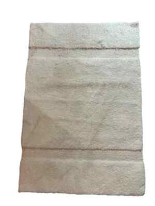 Mohawk End Border Double Stripe Bath Rug 24”x 36” White - Picture 1 of 3