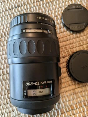 Pentax SMC Pentax-FA 70-200mm F/4.0-5.6 Power Zoom w/ caps & filter - Image 1 of 4