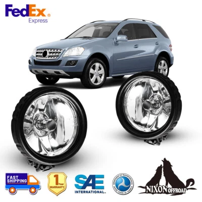 Luz antiniebla clara para Mercedes-Benz Clase M ML320 1998-2005 parachoques delantero Foto 1 de 4