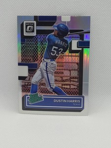 2022 OPTIC #RP-21 DUSTIN HARRIS Rated Prospect Silver Prizm Non Auto Rangers