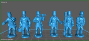 Artillería austriaca 28 mm 1850-66 - 6 minis - MC Mini - Imagen 1 de 1