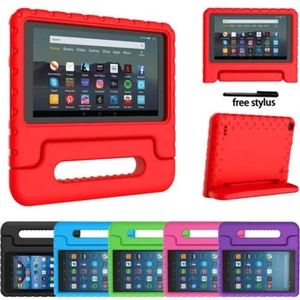 For Amazon Fire 7 5th/7th/9th/12 Gen-ShockProof EVA Handle Kids Stand Cover Case - Picture 1 of 12