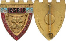 153° Régiment d’Infanterie de Forteresse, écu crénelé doré, ABPD+Past