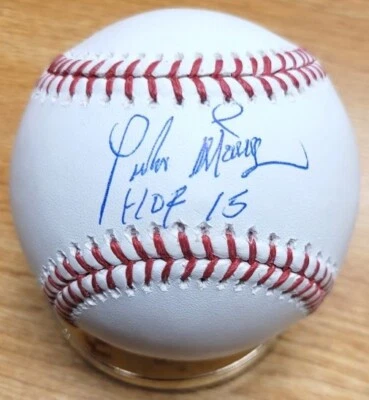 Autographed PEDRO MARTINEZ "HOF 15" Official Major League Baseball Beckett Witne - Image 1 of 2