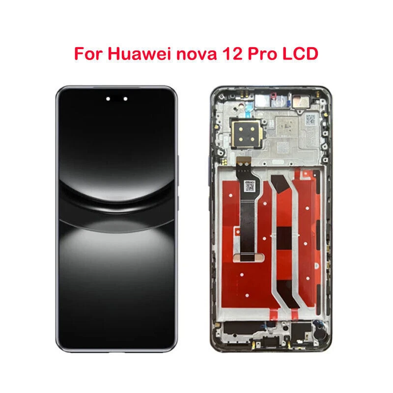 For Huawei nova 12 Pro LCD Display Touch Screen Digitizer Full Replacement Frame - Image 1 of 1