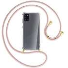 Collier Pour Samsung Galaxy A31 Or Rose (O) Etui Coque De Protection Avec Cordon