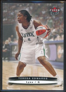 2003 Fleer Ultra WNBA Teresa Edwards #117 Rookie Card RC Minnesota Lynx
