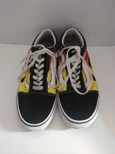 Vans Old Skool (Flame) schwarz/schwarz/tr weiß Herrengröße 6 Damengröße 7,5 - Bild 1 von 7