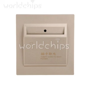 Hotel Keycard System Insert Card To Take Power Saving Energy AC180-250V 3-wire - Picture 1 of 28