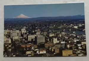 Vista aerea di Portland, Oregon. Cartolina (Y1) - Foto 1 di 2