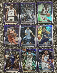 2022-23 Bowman Chrome U Basketball Lot Purple of 9 - Bild 1 von 2