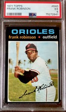 1971 Topps Frank Robinson HOF PSA 5 BALTIMORE ORIOLES Excellent