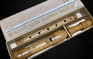 YAMAHA YRA-42 Wood Alto Recorder Made in Japan - Picture 1 of 11