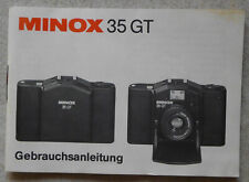 Gebrauchsanweisung Minox 35 GT. 