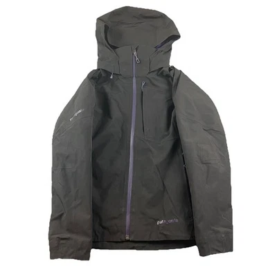 Patagonia Recco Powder Bowl Insulated Jacket 31446 Gore-Tex In Black, Size XS - Image 1 of 4