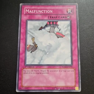 Yugioh! Malfunction - SD09-EN035 - Common - 1st Edition TCG CCG - Picture 1 of 6
