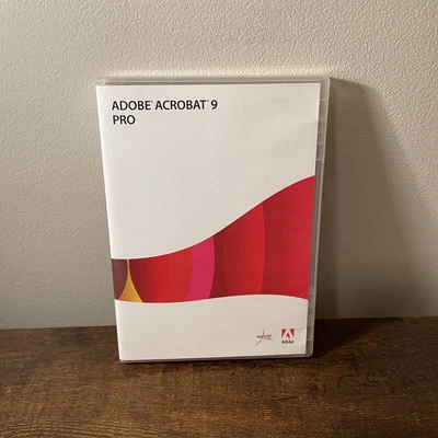 Adobe Acrobat 9 Pro Professional for Windows w/ Serial Number - Image 1 of 4