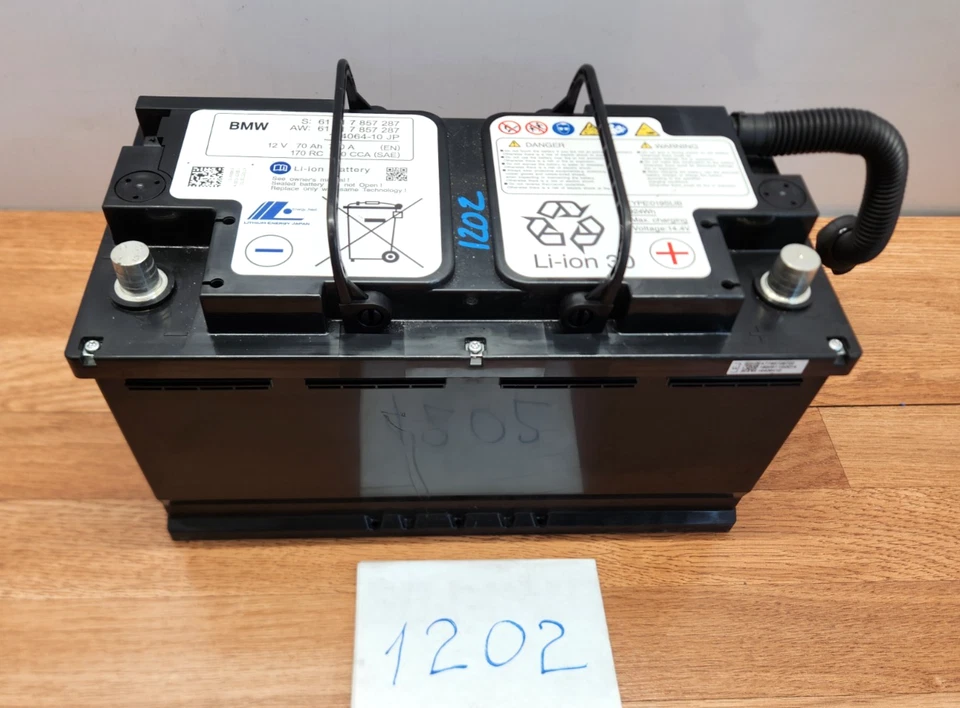 ✅ Bateria de íon de lítio 70Ah 18-23 fabricante de equipamento original BMW F90 M5 - Imagem 1 de 4